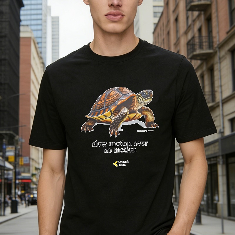 Turtle Slow Motion Over No Motion Unisex Classic T-shirt