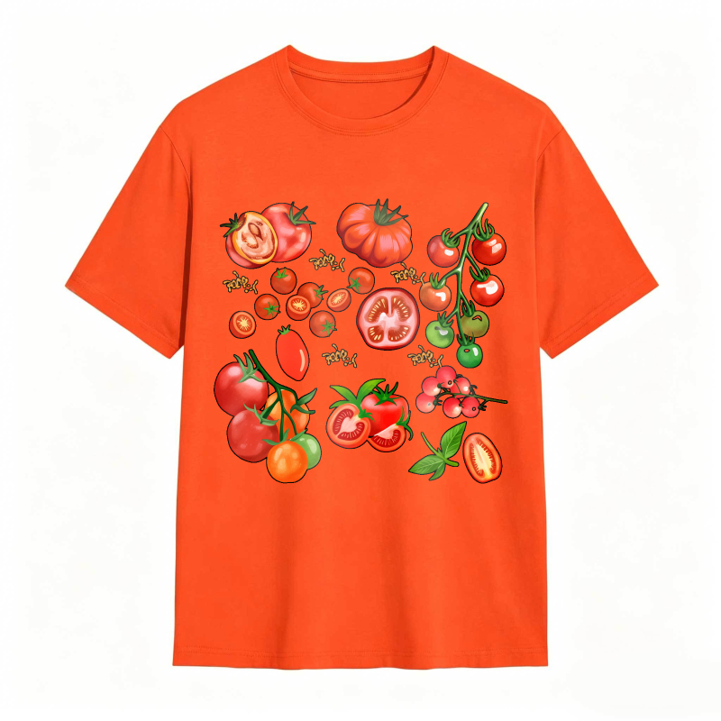 Tomato Garden Design Unisex Classic T-shirt