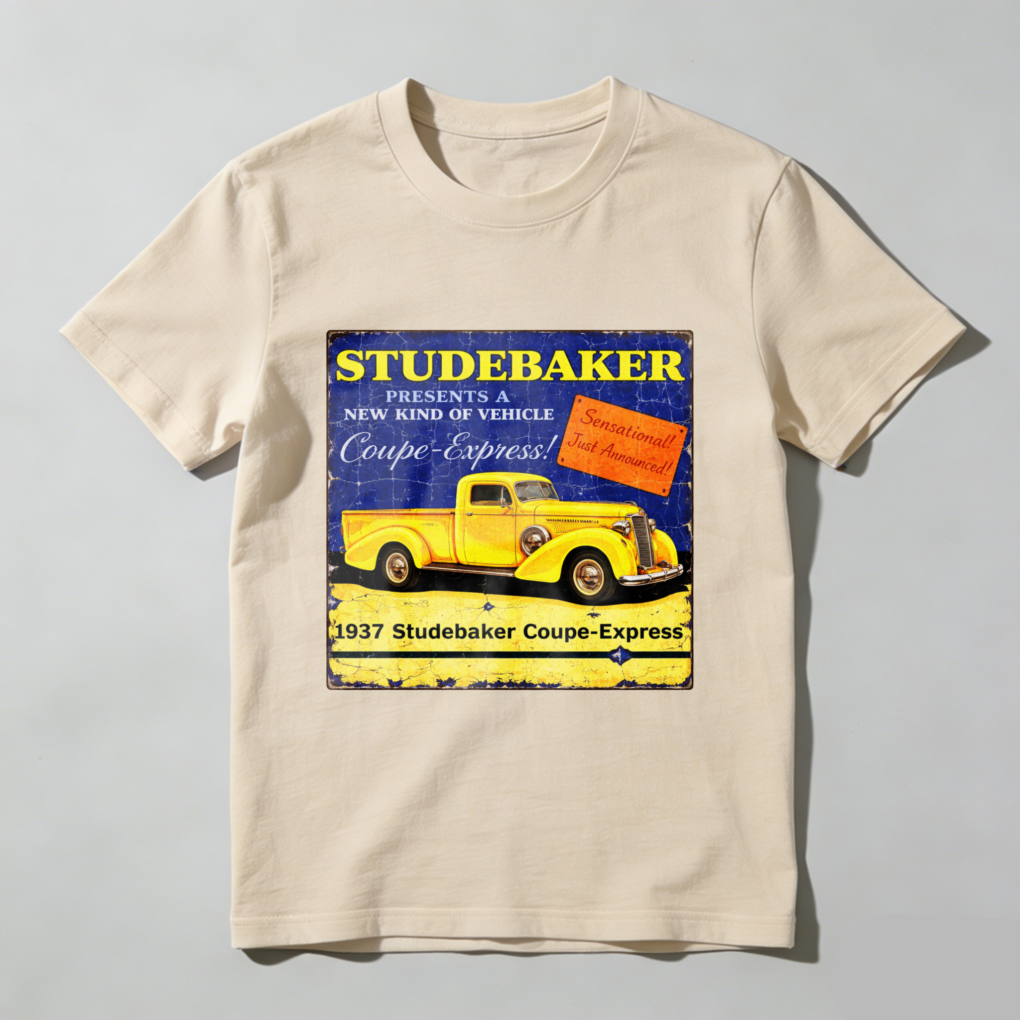 Studebaker 1937 Coupe Express Vintage Car Advertisement T Shirt