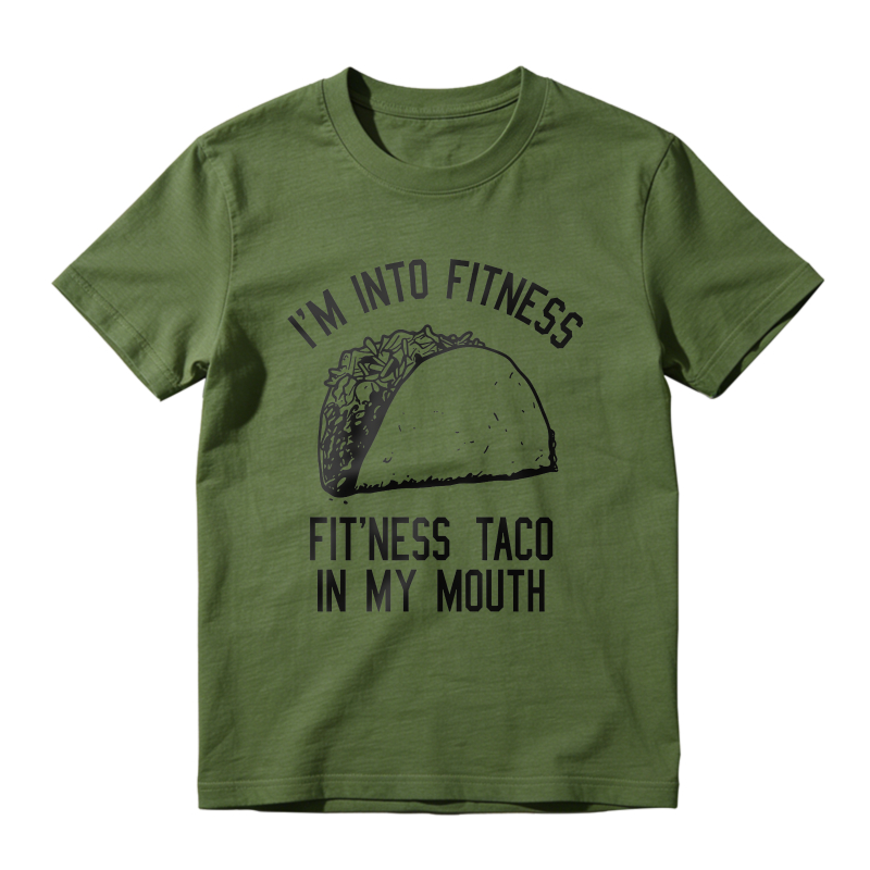 I M Into Fitness Fit Ness Taco In My Mouth Unisex Classic T-shirt