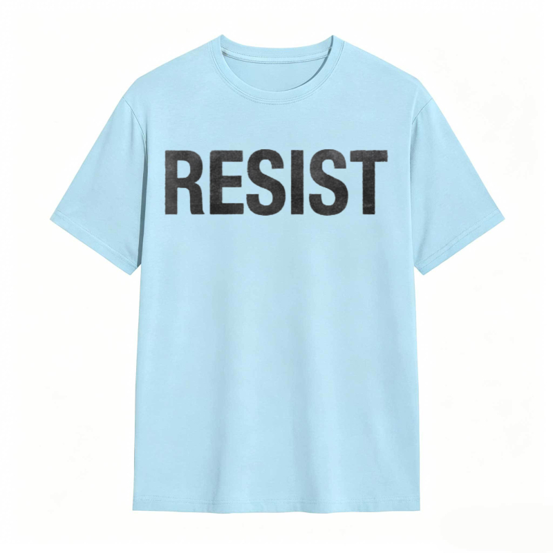Resist Text Graphic T-shirt