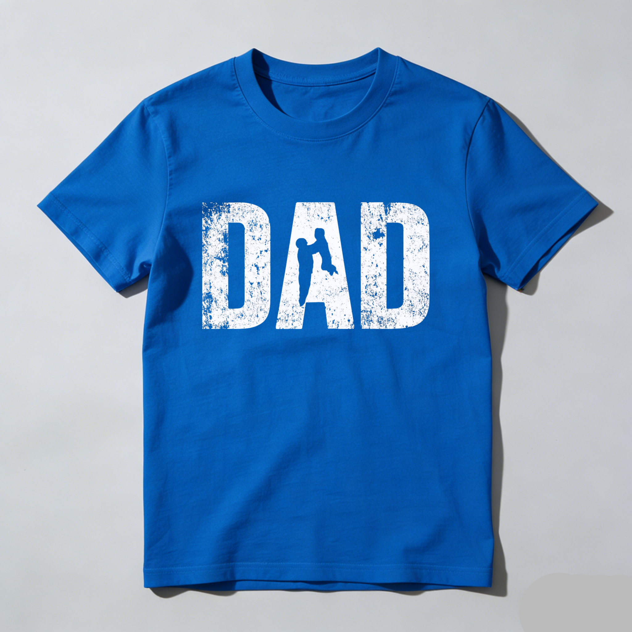 Dad T Shirt Made In Usa Black Cotton Tee For Fathers Day Gift Men's Casual Wear