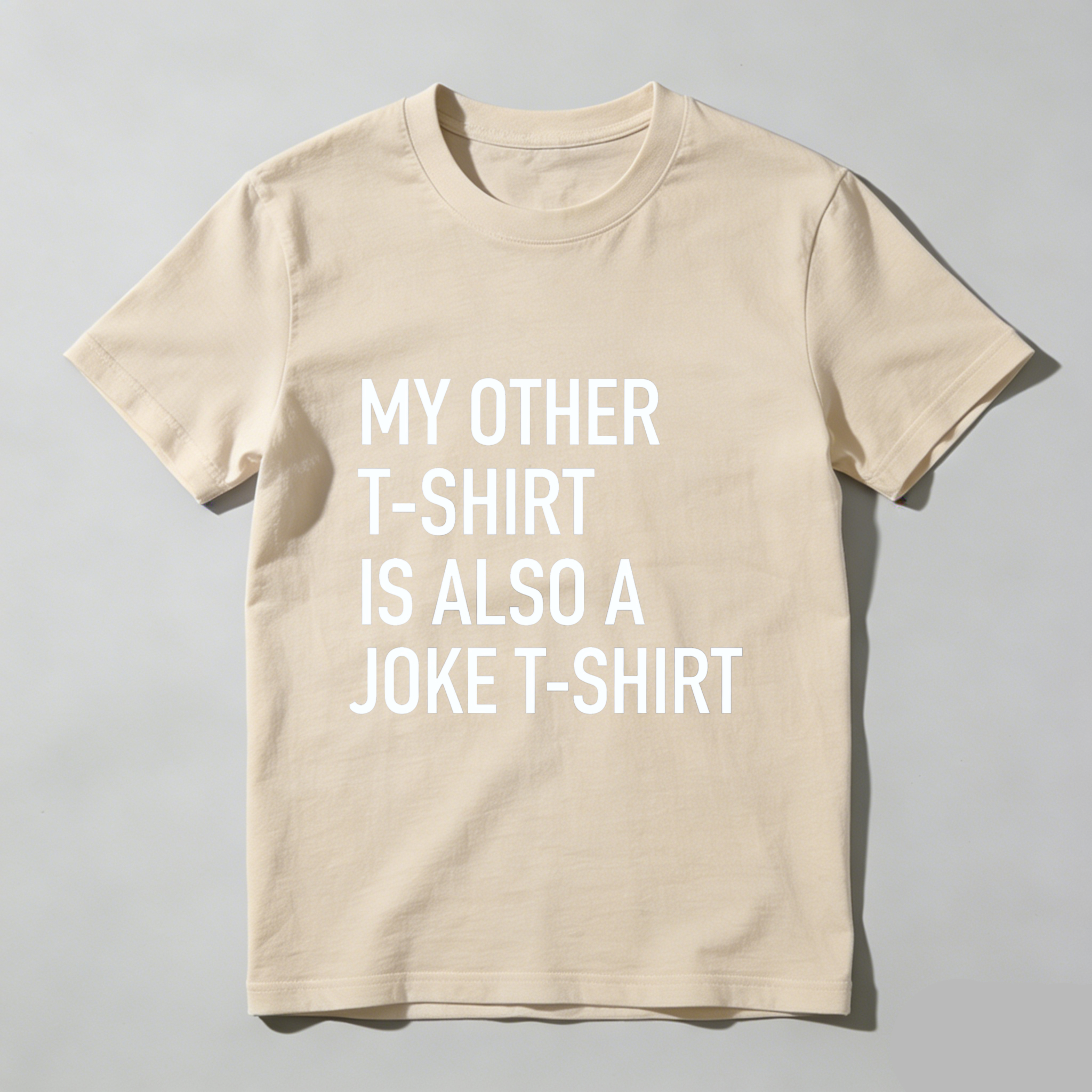 TEECURENT My Other T Shirt Is Also A Joke T Shirt Funny Humor Statement Graphic Tee Men Women Unisex Casual Top