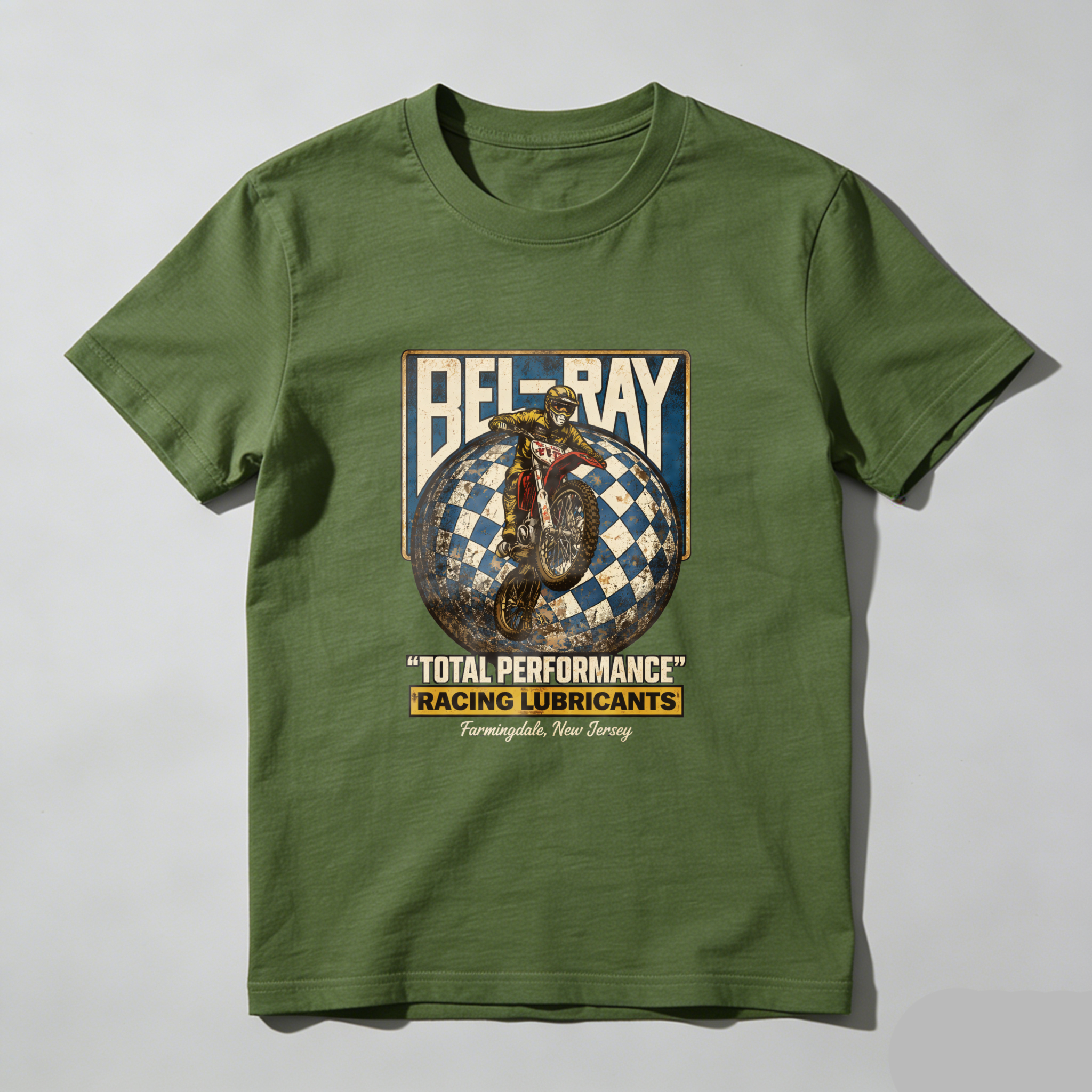 Bel Ray Total Performance Racing Lubricants Motorcycle T-Shirt