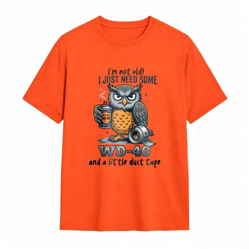 Owl With Wd 40 And Duct Tape Humor Unisex Classic T-shirt