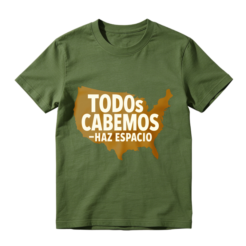 Todos Cabemos Haz Espacio Usa Map Unisex Classic T-shirt