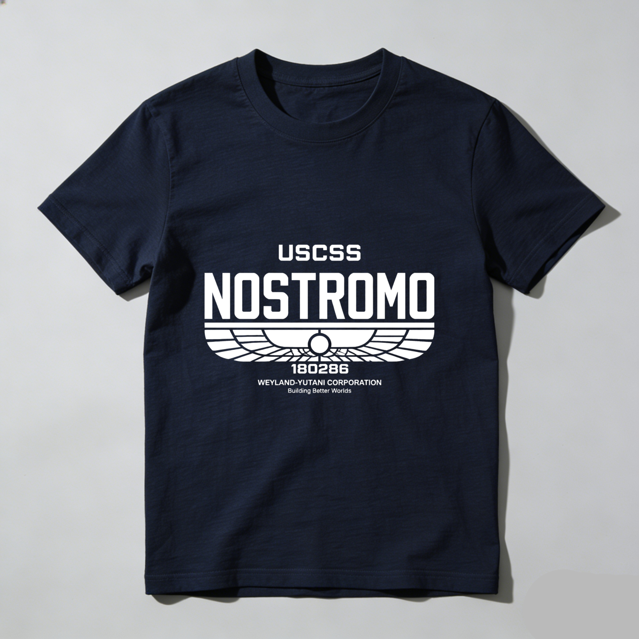 TEECURENT Uss Nostromo T Shirt Alien Movie UsCSS Nostromo 190286 Weyland Yutani Corporation Crew Uniform Shirt