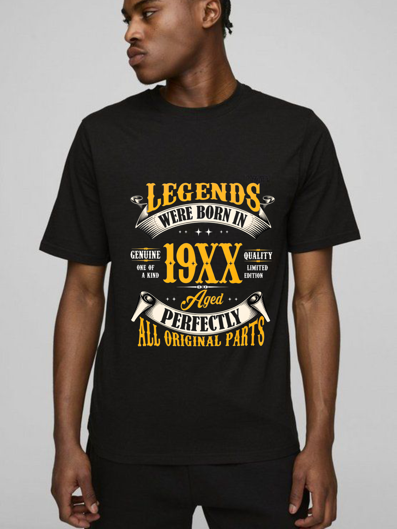 Legends Were Born In 19XX Aged Perfectly All Original Parts Unisex Classic T-shirt
