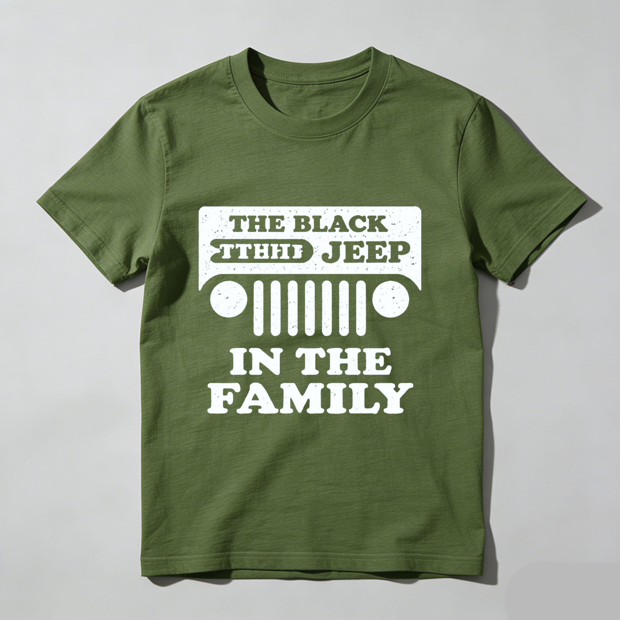 The Black Jeep In The Family T Shirt For Jeep Enthusiasts And Off Road Adventure Lovers