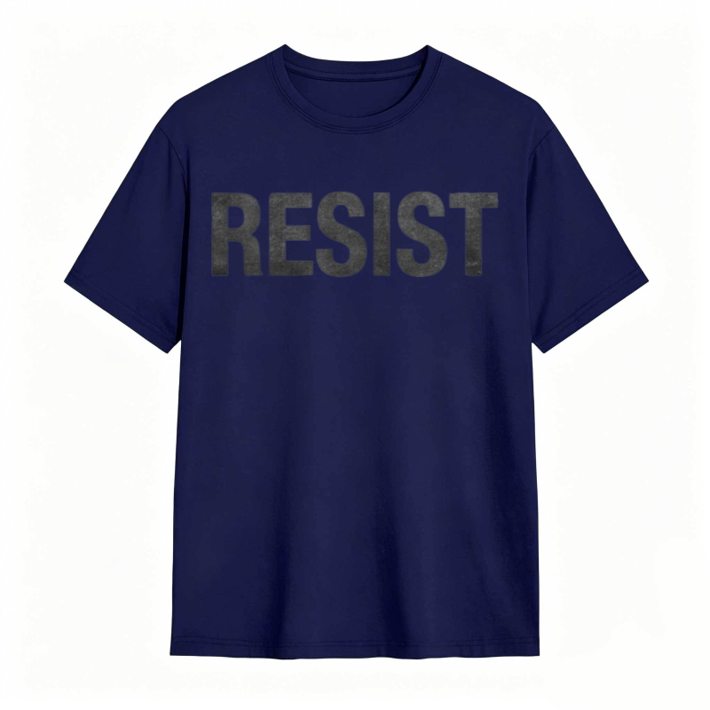 Resist Text Graphic T-shirt
