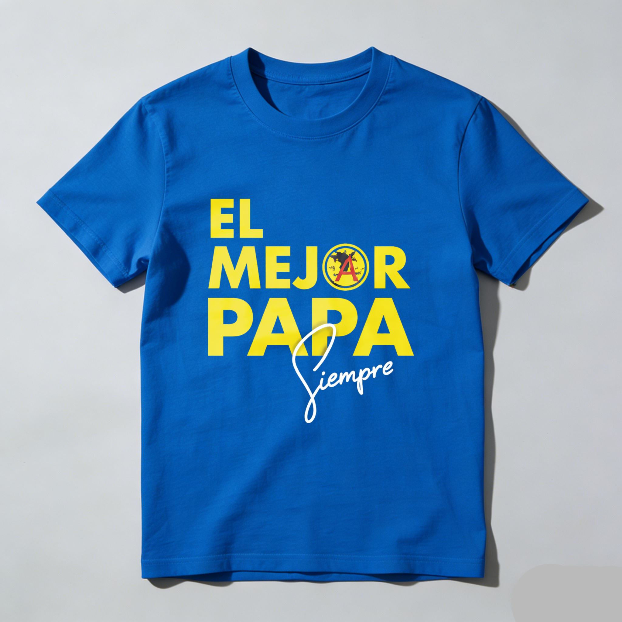 TEECURENT El Mejor Papa Siempre Mexico Flag Fatherhood T Shirt For Dad Gift