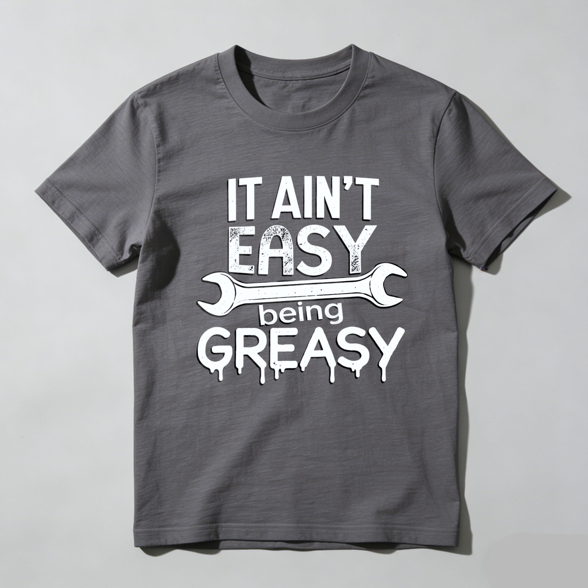 It Aint Easy Being Greasy Mechanic T Shirt For Men And Women Auto Repair Garage Worker Gift Wrench Design