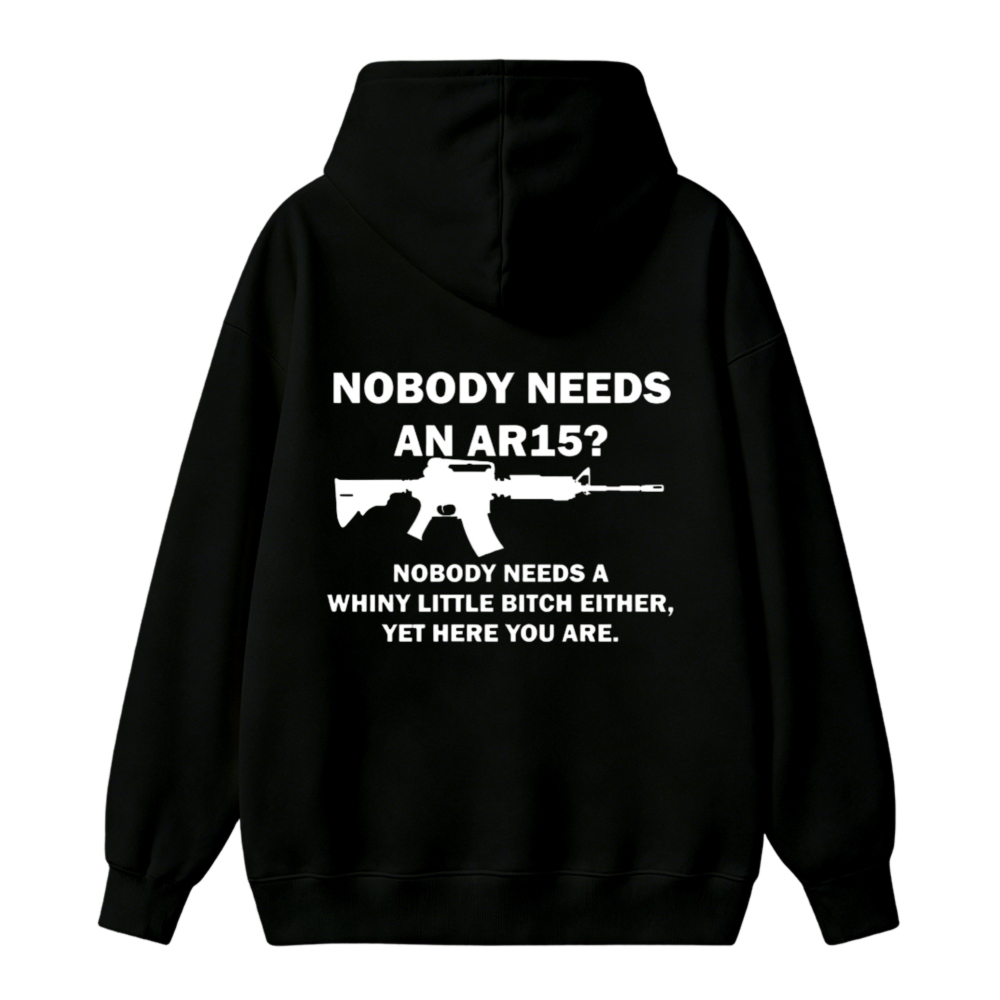 Ar15 Rifle Graphic Quote Unisex Classic Hoodie