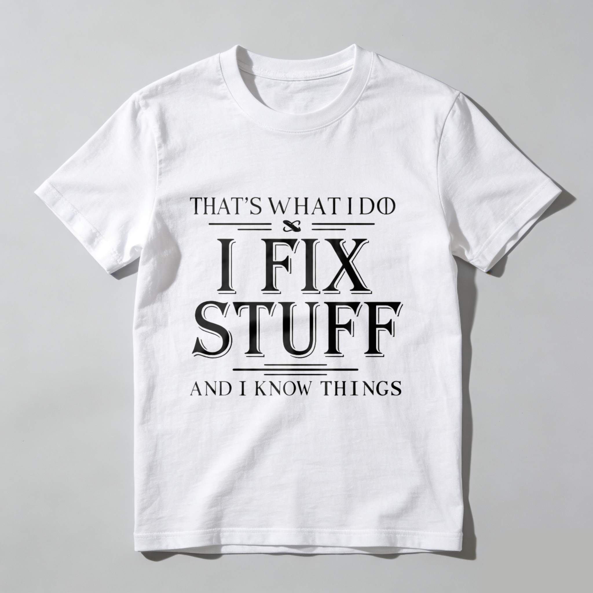 Thats What I Do I Fix Stuff And I Know Things T Shirt