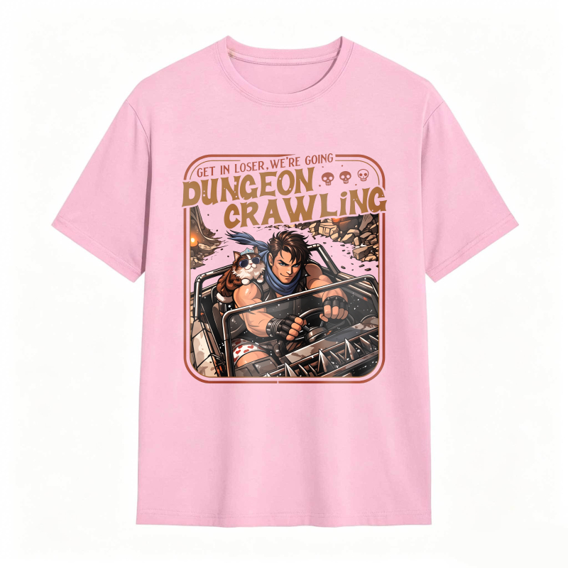 Dungeon Crawling Funny Gamer Fantasy Tee
