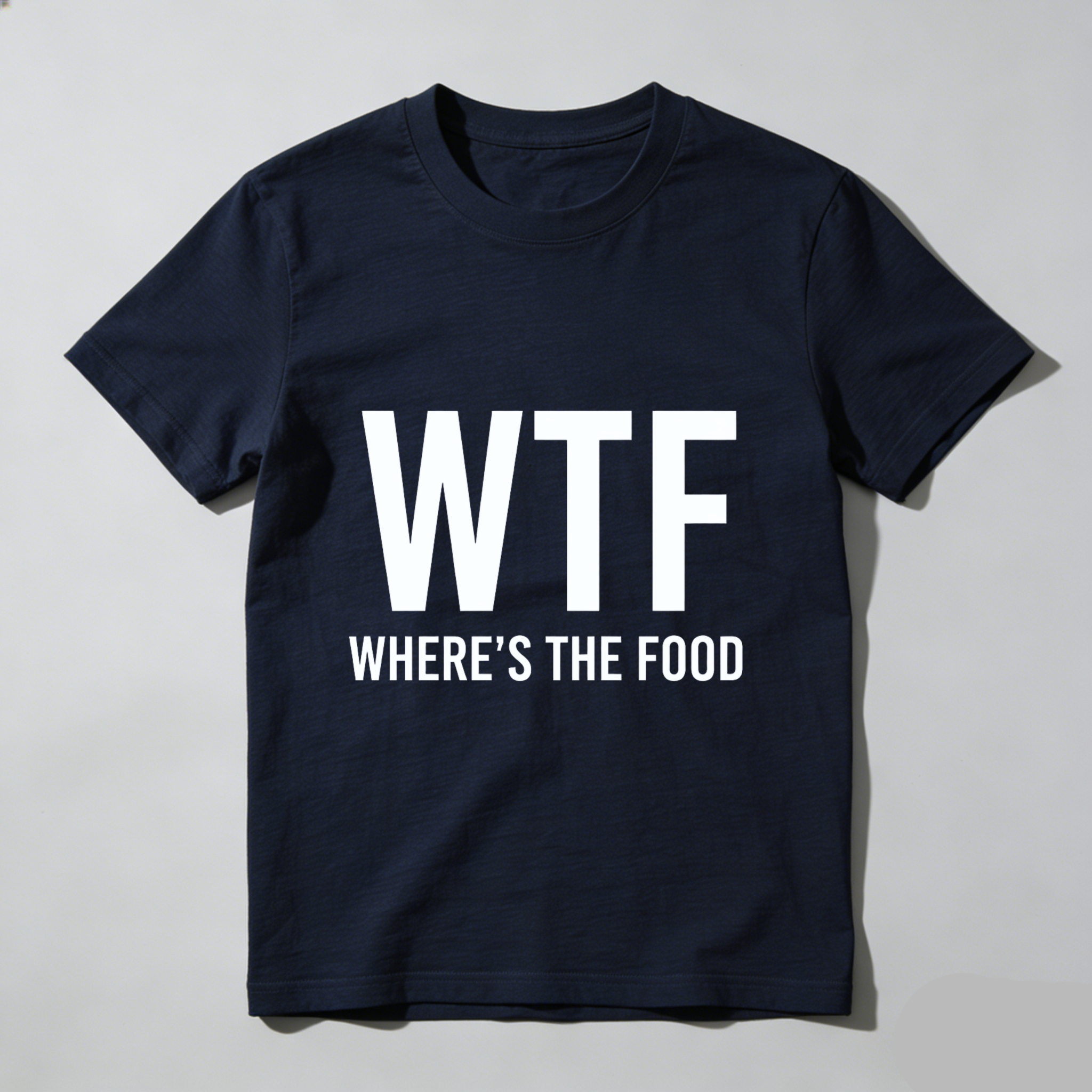 TEECURENT Wtf Where The Food Funny T-Shirt Humor Shirt Casual Wear For Men Women Unisex Top WOMEN