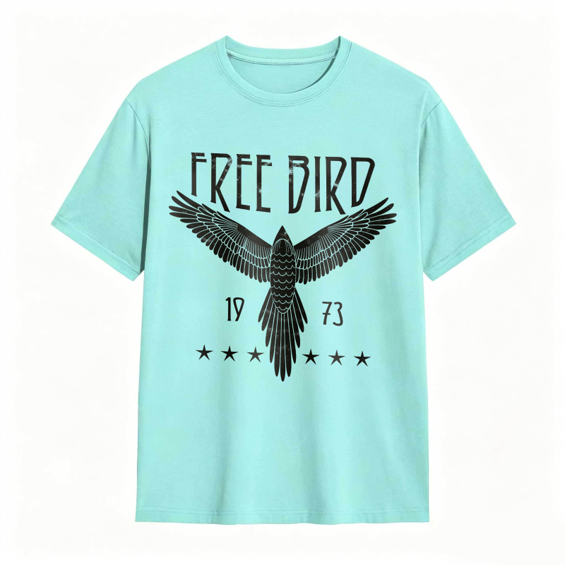 Free Bird Eagle 1973 Stars Design Unisex Classic T-shirt