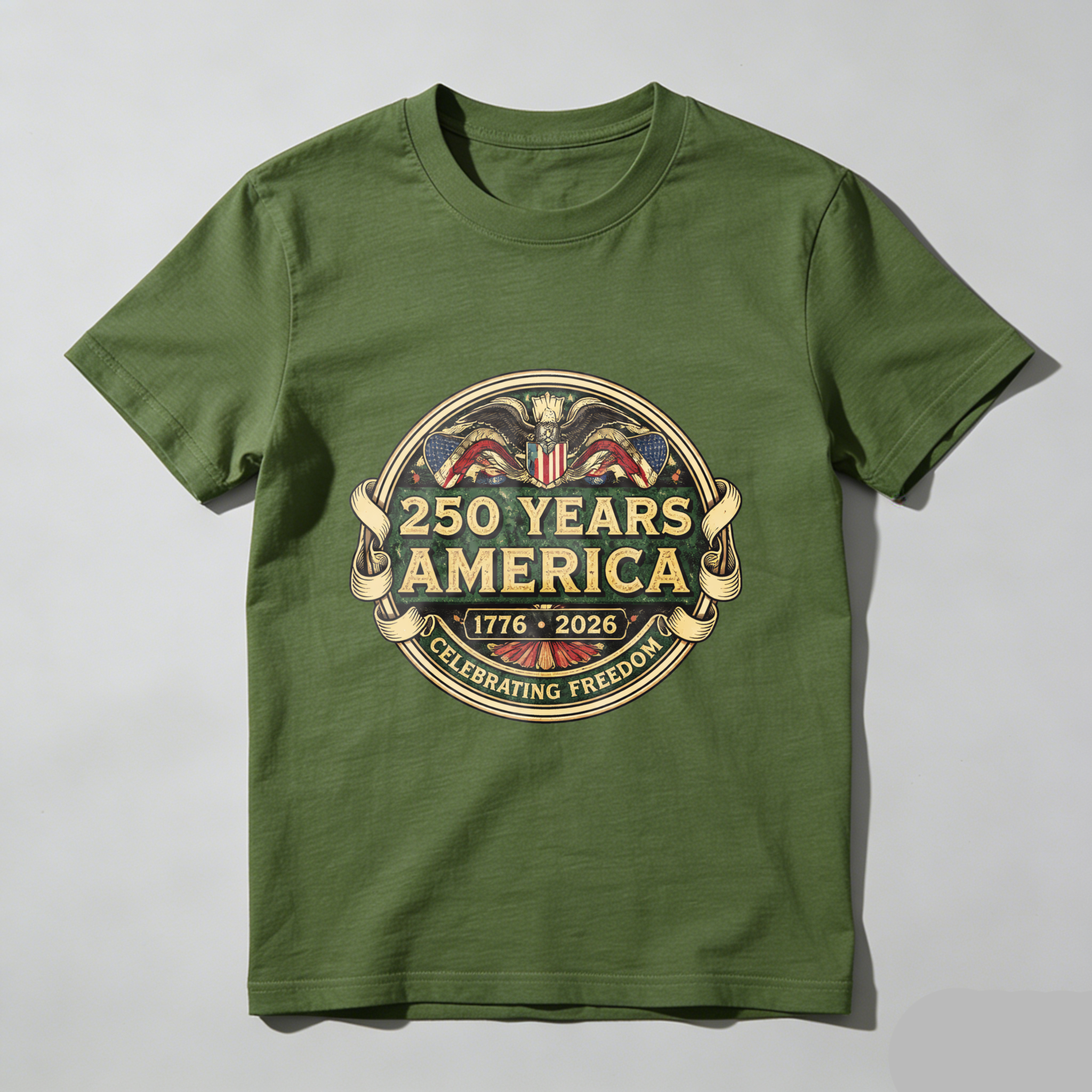 250 Years America 1776 2026 Celebrating Freedom Independence Day Patriotic T Shirt