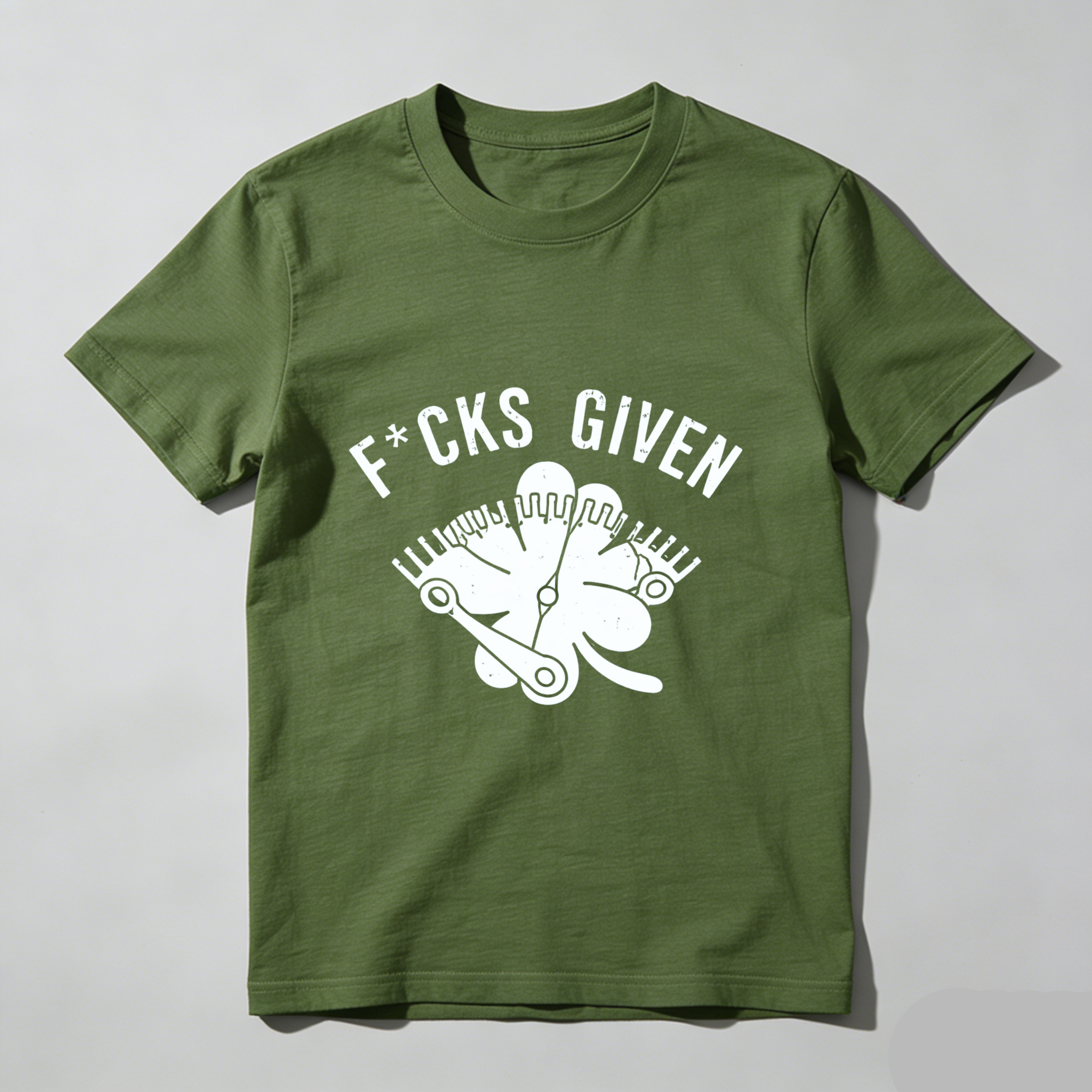 TEECURENT F Cks Given Clock Shirt With Clover Design Black T-Shirt For Men And Women Casual Wear Statement Tee