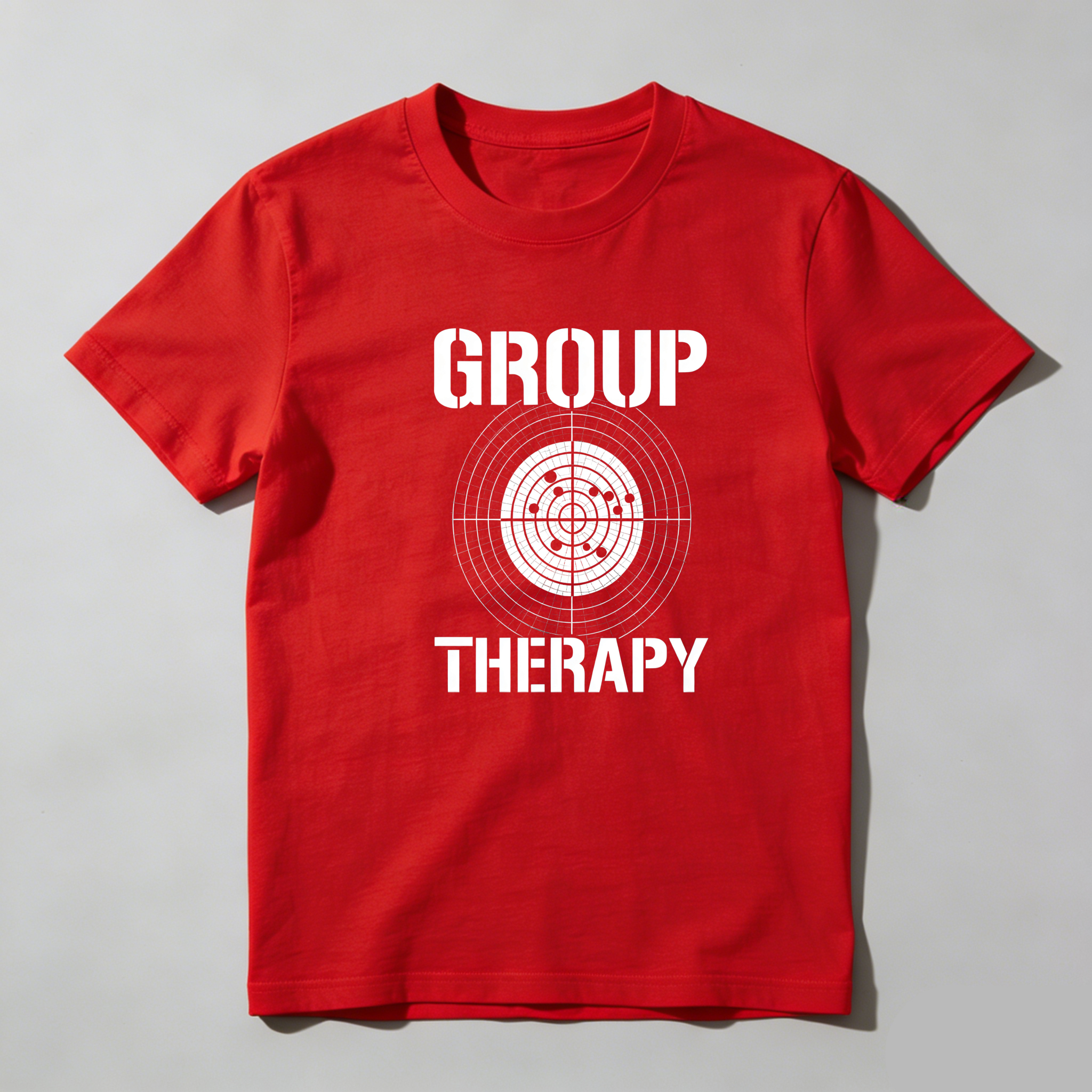 TEECURENT Group Therapy Target Design Pure Cotton Short Sleeve T Shirt-TeeCurent