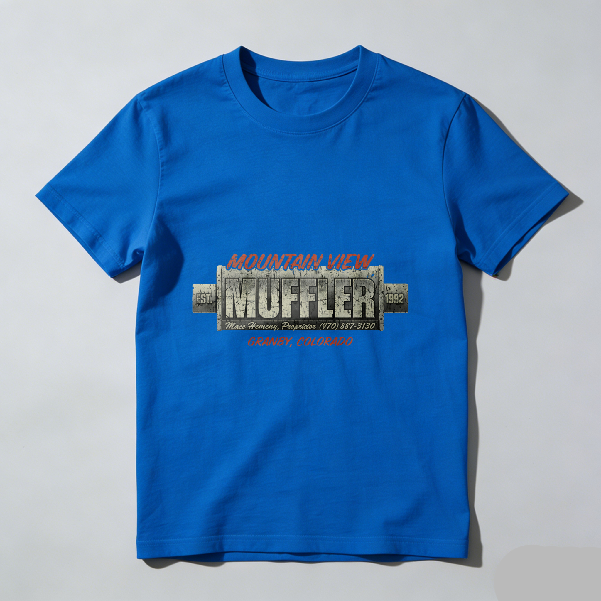 Mountain View Muffler Granby Colorado Auto Repair Shop T-Shirt