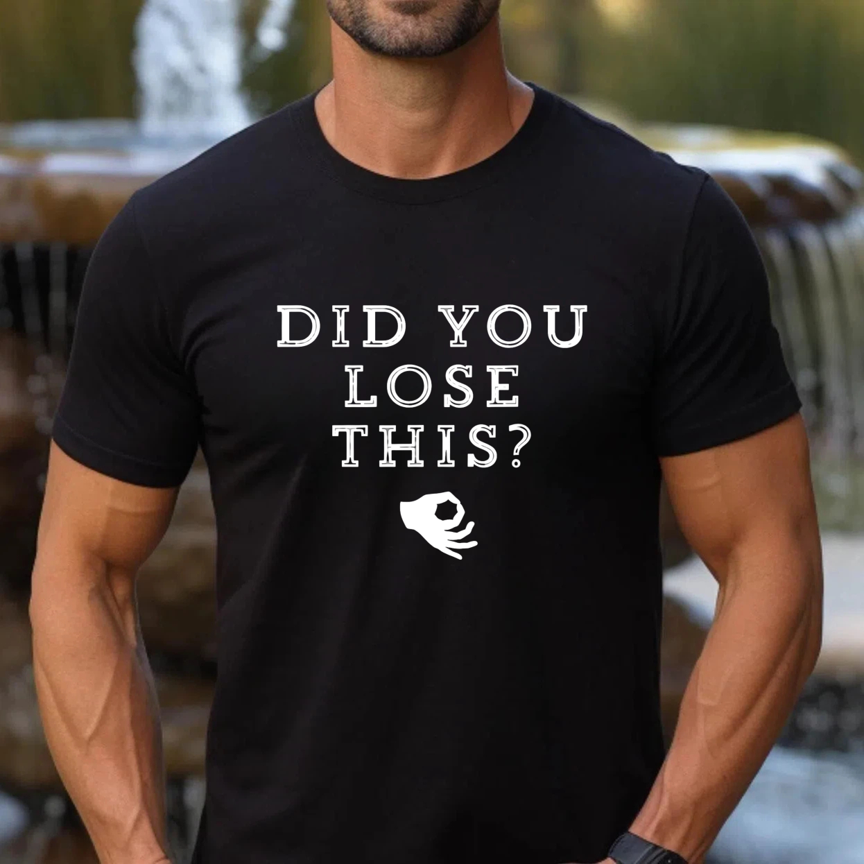 TEECURENT T-SHIRT  Did You Lose This Question Mark