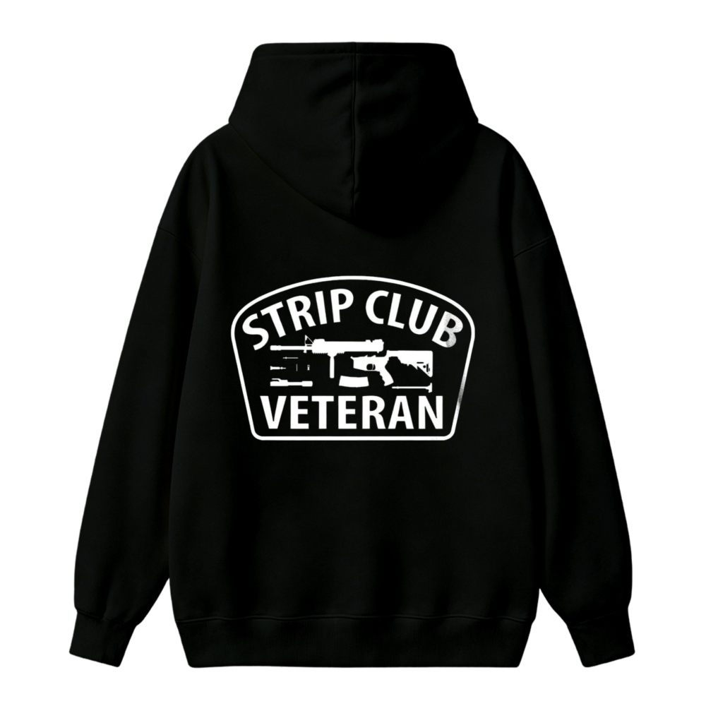 Strip Club Veteran Graphic Unisex Classic Hoodie