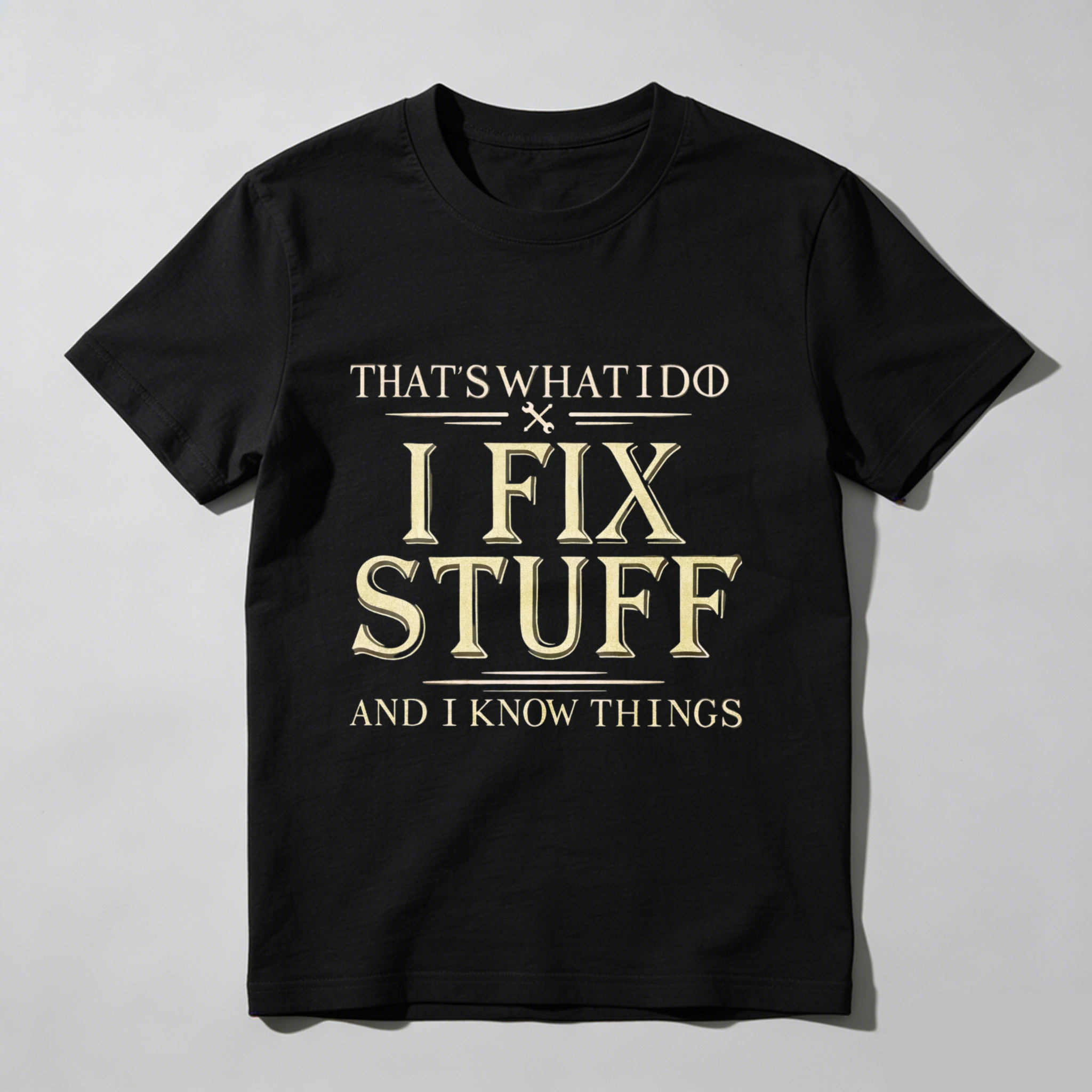 That's What I Do I Fix Stuff And I Know Things T-Shirt