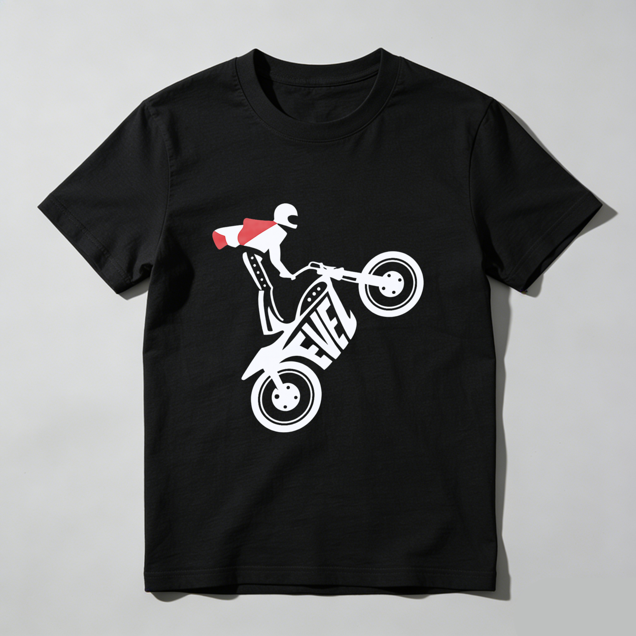 Made In Usa Motocross Rider T Shirt Black Graphic Tee Motorcycle Racing Design Men Women Unisex Apparel