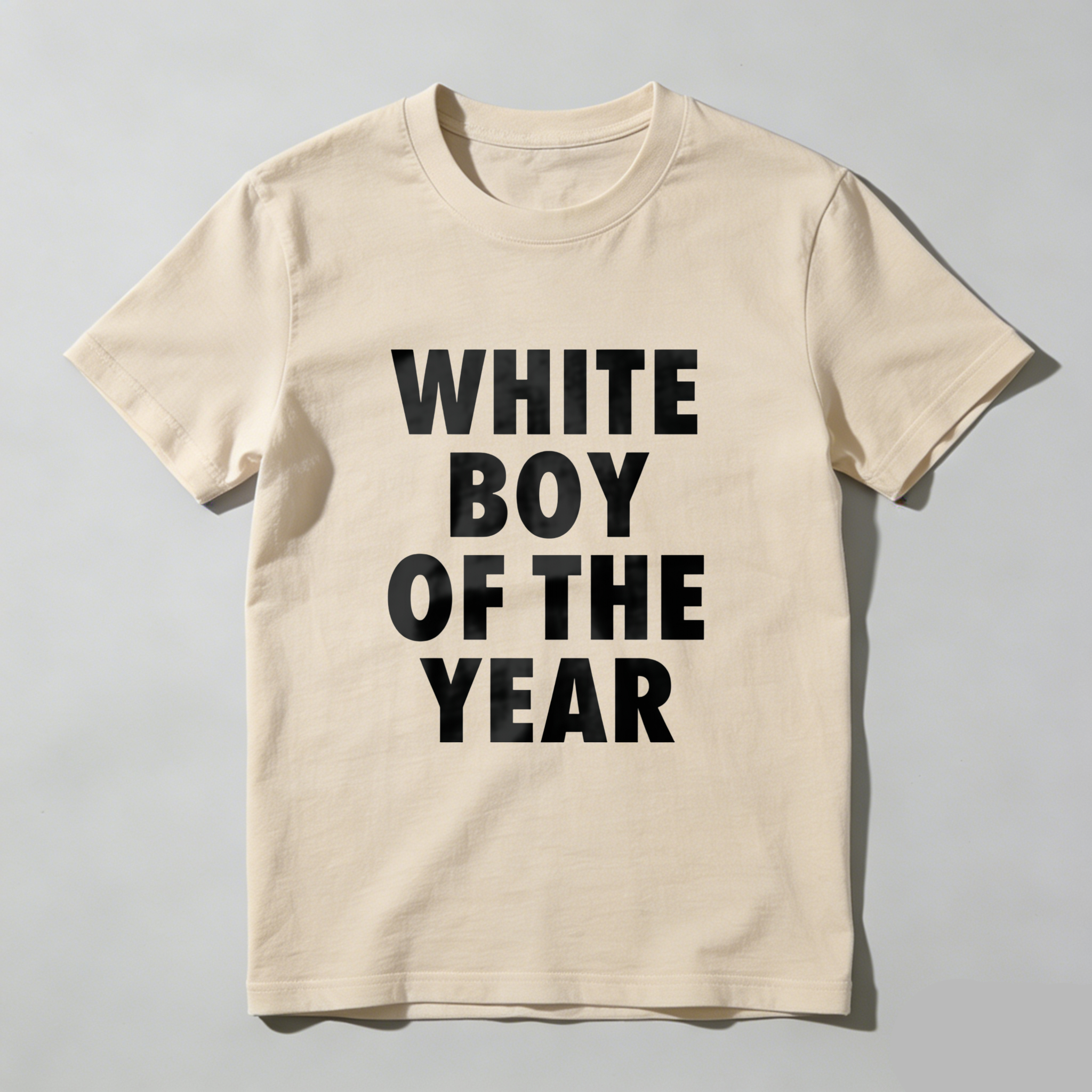 Casual, Men's T-Shirt, White Boy Of The Year, Everyday Wear, Gift For Him