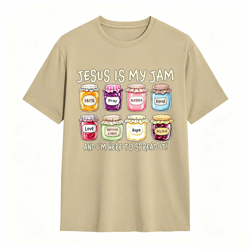 Jesus ls My Jam Christian Graphic T-shirt