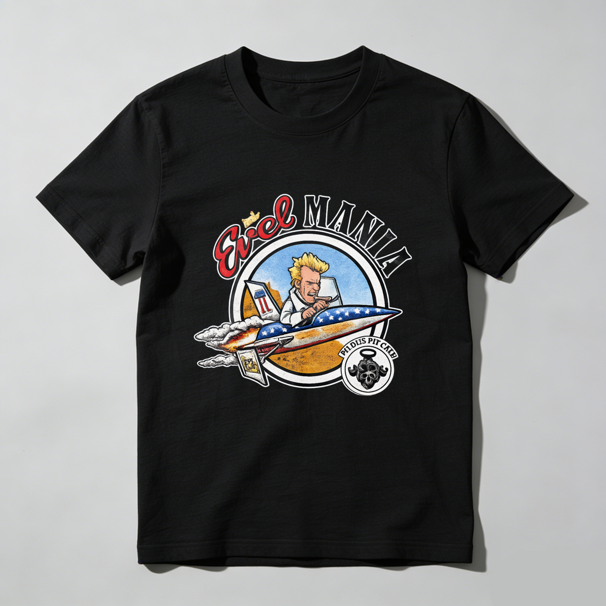 Made In Usa Aviator Mania T Shirt With Pilot And Jet Plane Graphic Design For Aviation Enthusiasts