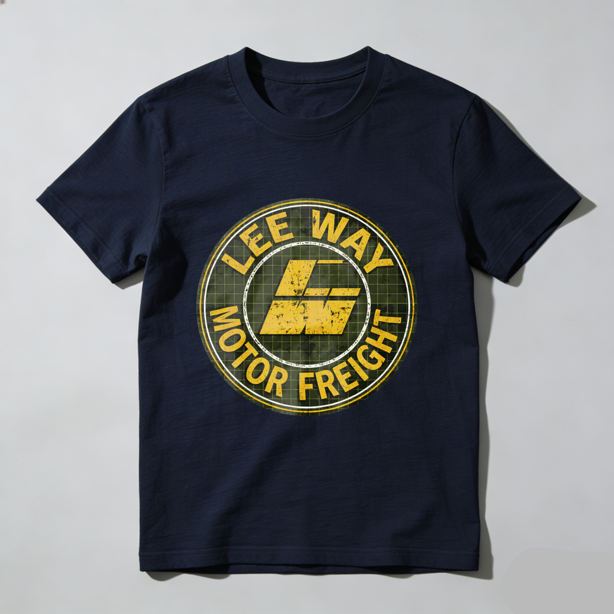 Lee Way Motor Freight Logo T Shirt Black Classic Fit Men Women Unisex Apparel Transportation Trucking Fan Gift