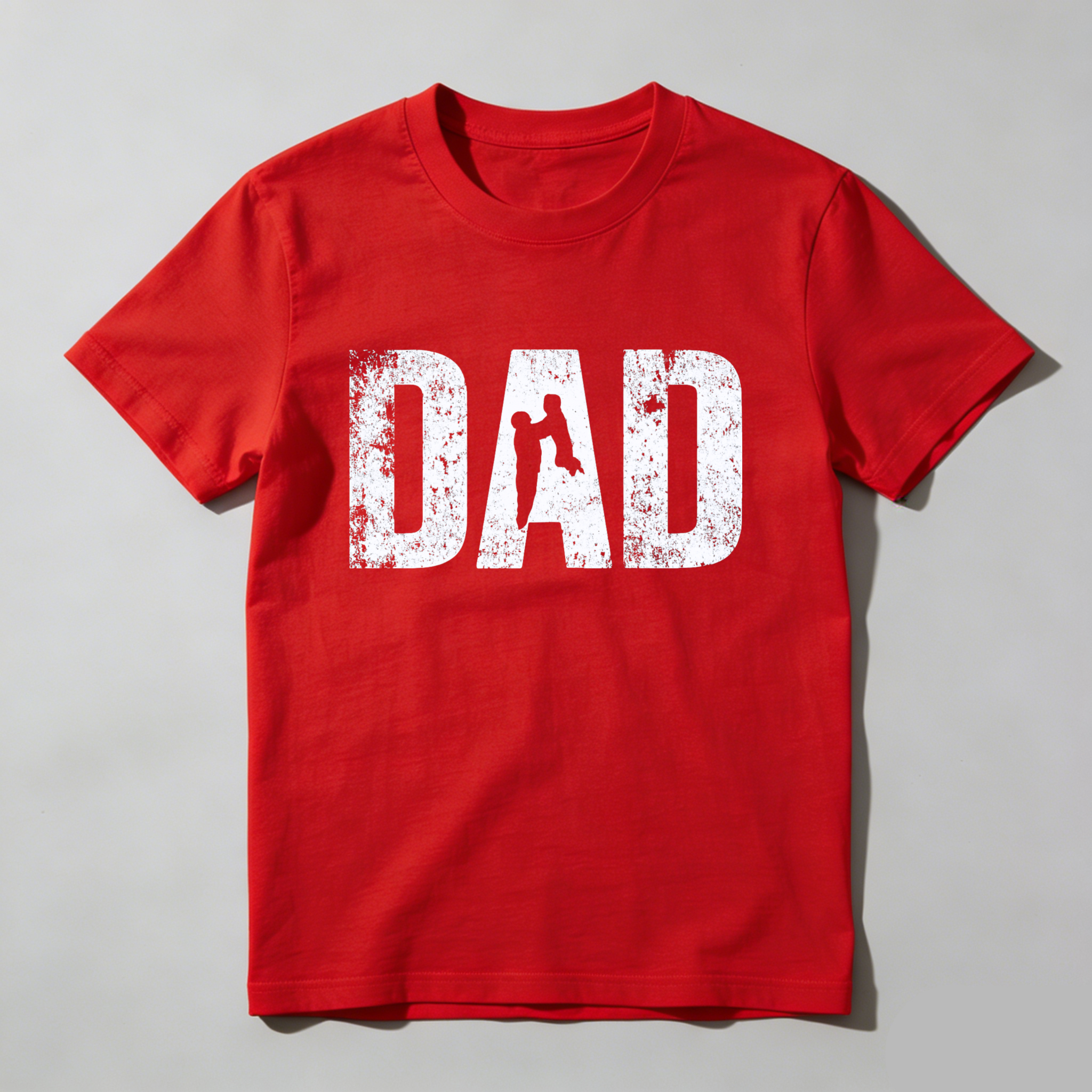 Dad T Shirt Made In Usa Black Cotton Tee For Fathers Day Gift Men's Casual Wear