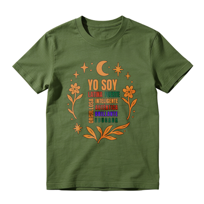 Latin Woman Strong Intelligent Authentic Brilliant Educated Design Unisex Classic T-shirt