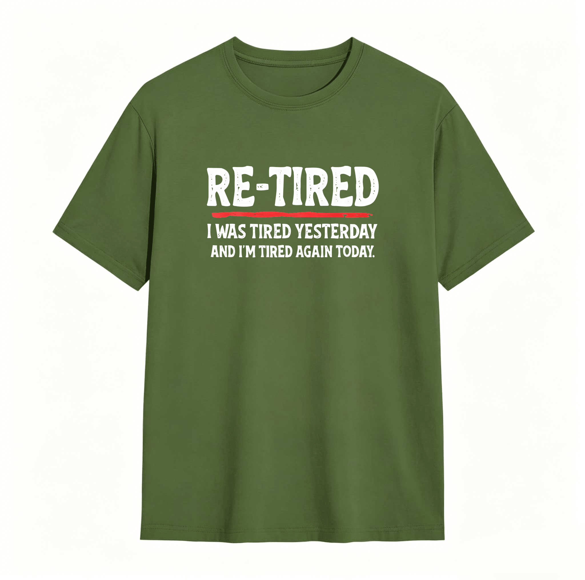 Dorawear™ Sarcastic Quote T-Shirt for Teens – 100% Cotton Re-Tired Lazy Retired Design Womenswear Womenswear Smooth Smooth Smooth Seamless Unisex Seamless Unisex