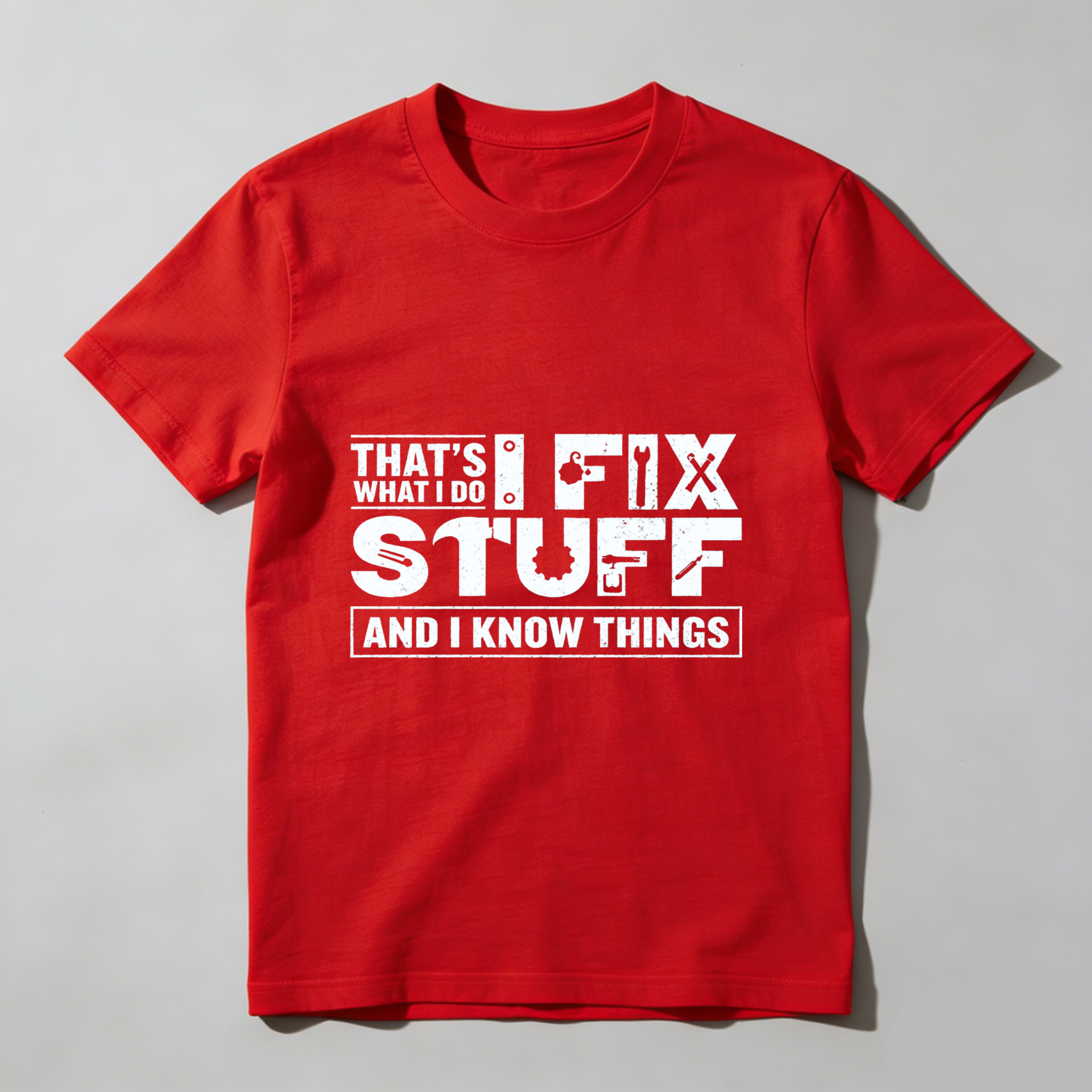 Thats What I Do Fix Stuff And I Know Things T Shirt