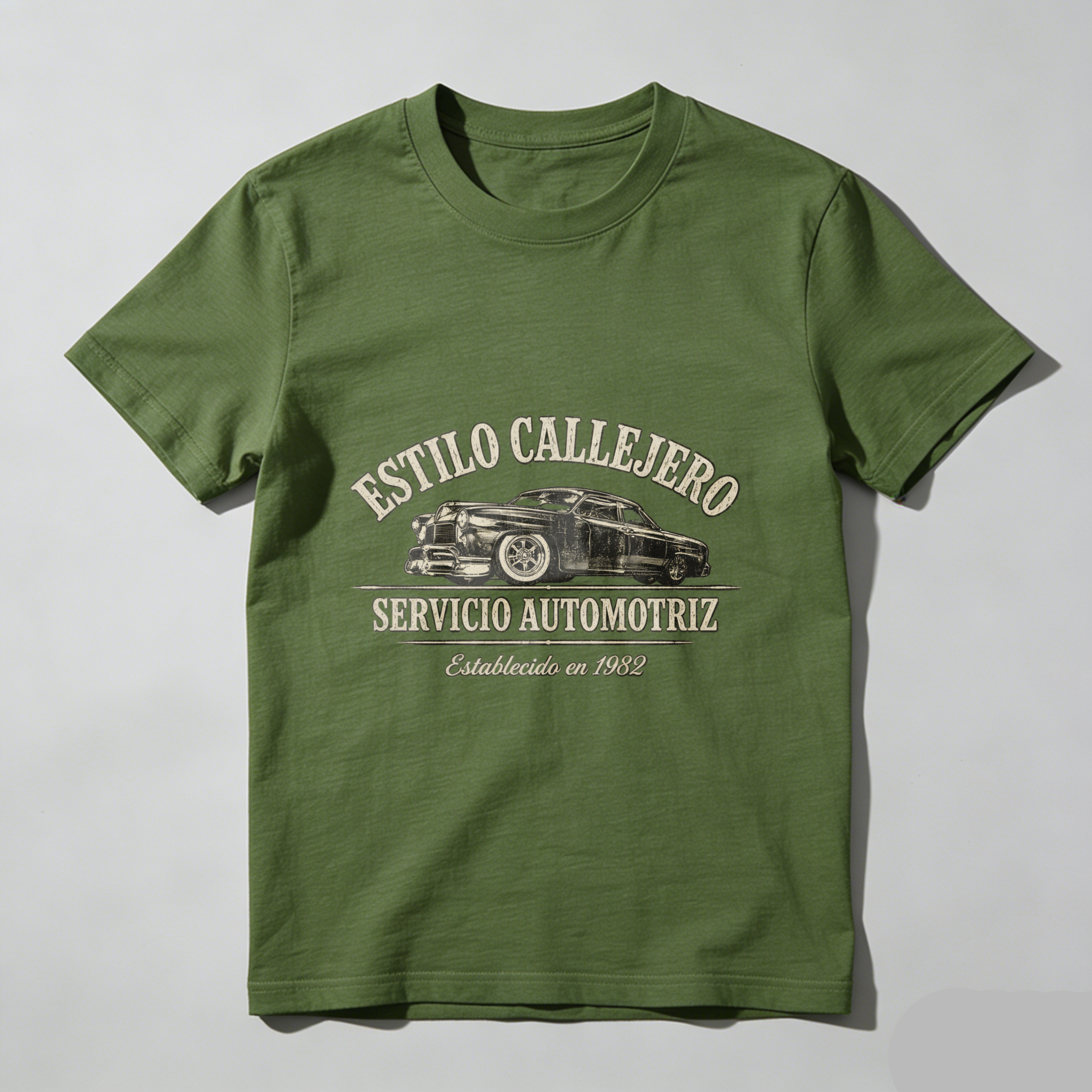Street Style Automotive Service Established In 1982 Classic Car T-Shirt