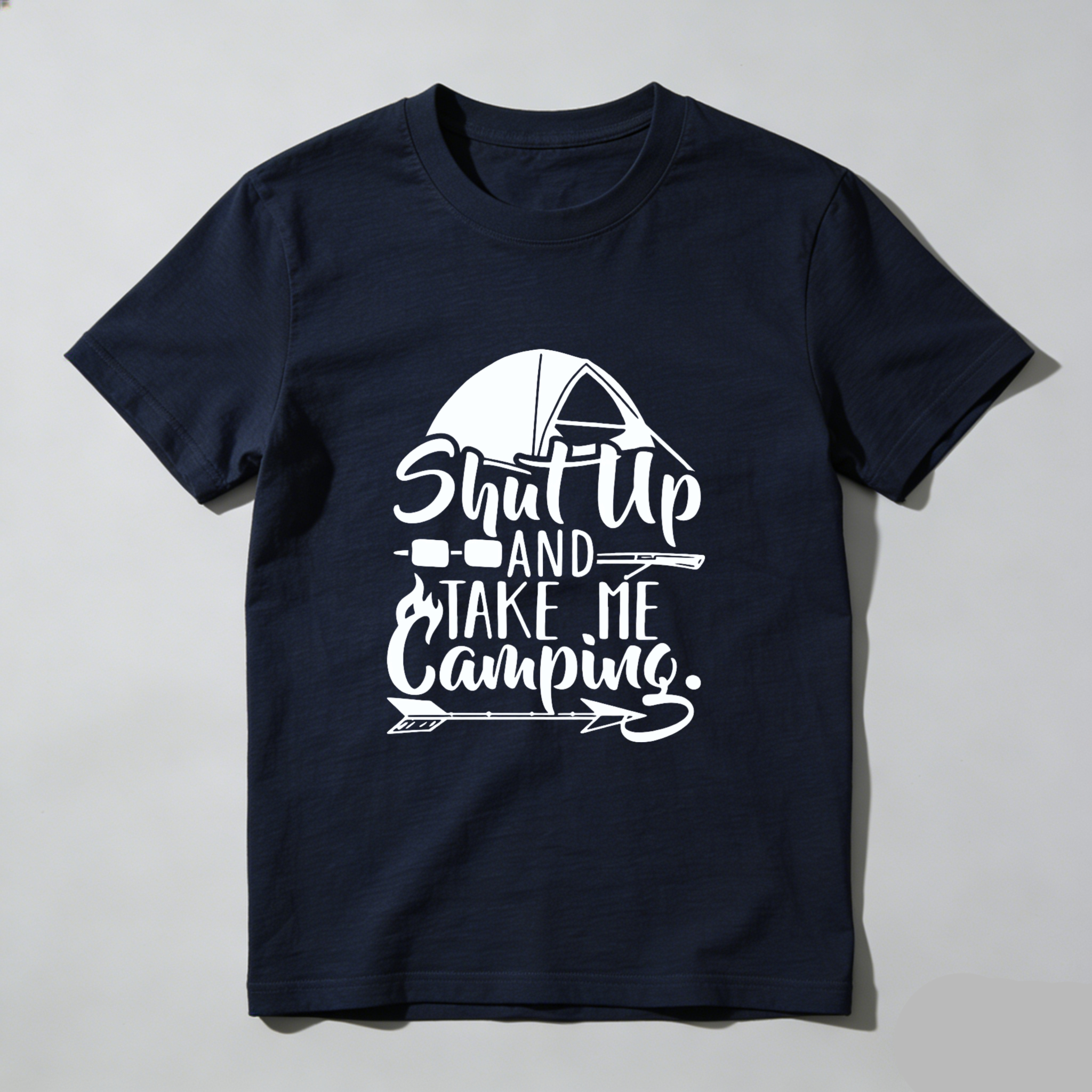 TEECURENT Shut Up And Take Me Camping T Shirt Outdoor Adventure Camping Lover Gift For Nature Enthusiast WOMEN