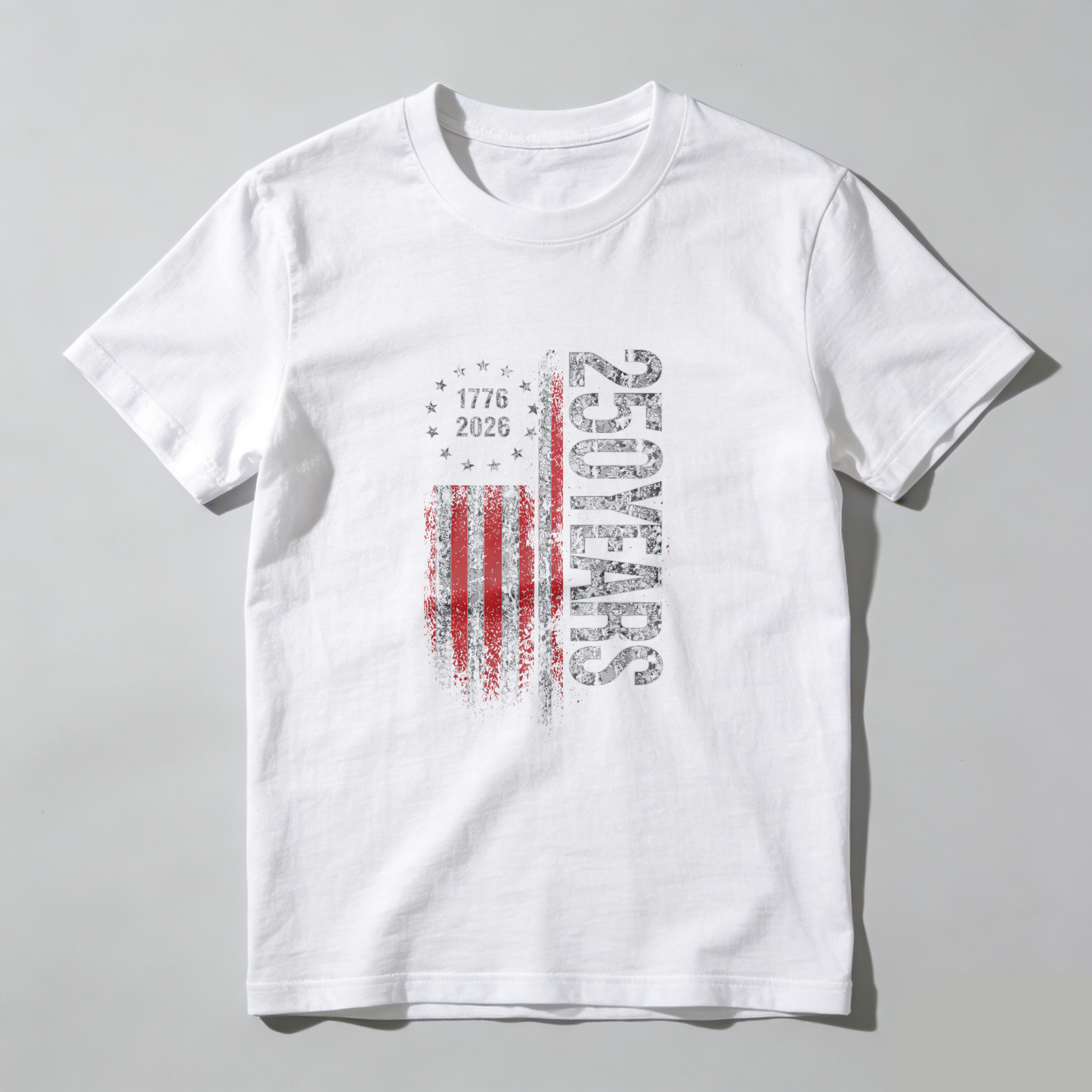 250 Years America Independence Day 1776 2026 Usa Flag Patriotic T Shirt