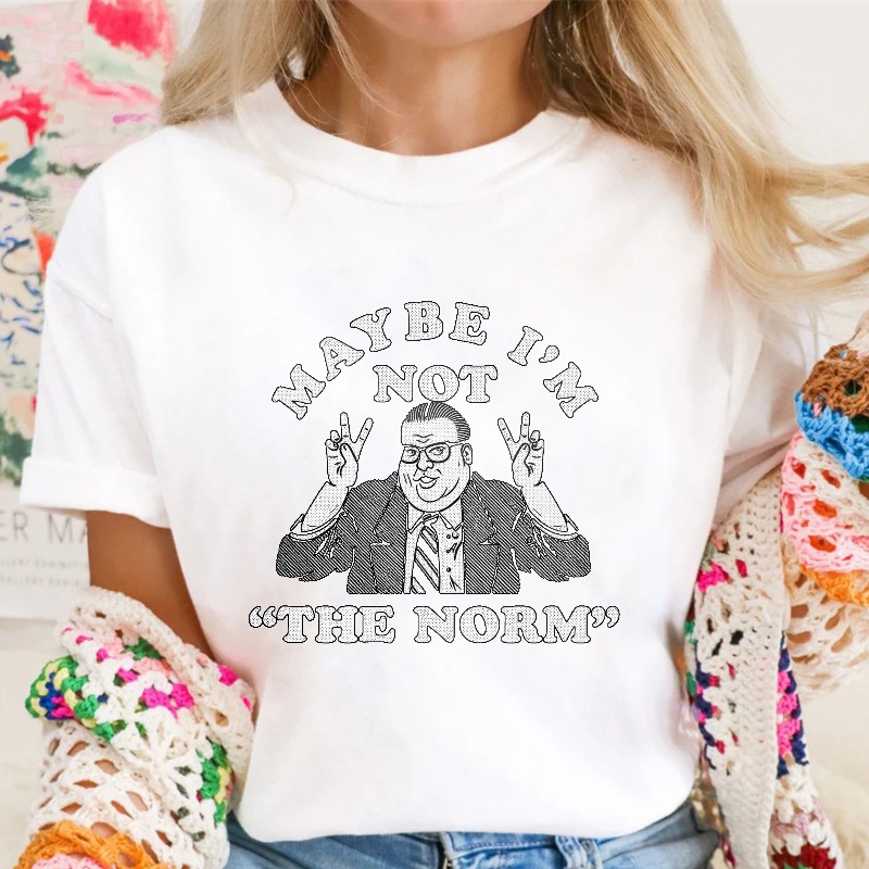Maybe I'm Not The Norm Man With Peace Signs Unisex Classic T-shirt