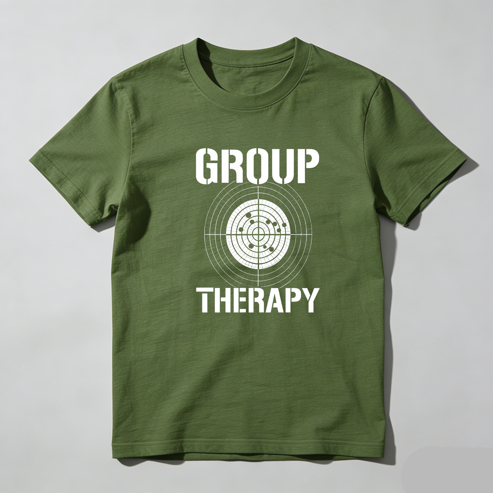 TEECURENT Group Therapy Target Design Pure Cotton Short Sleeve T Shirt-TeeCurent
