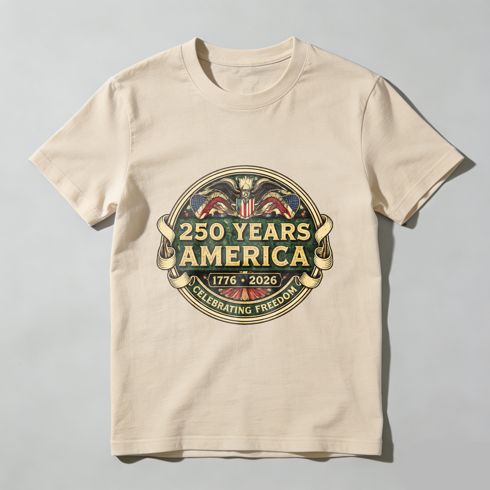 250 Years America 1776 2026 Celebrating Freedom Independence Day Patriotic T Shirt