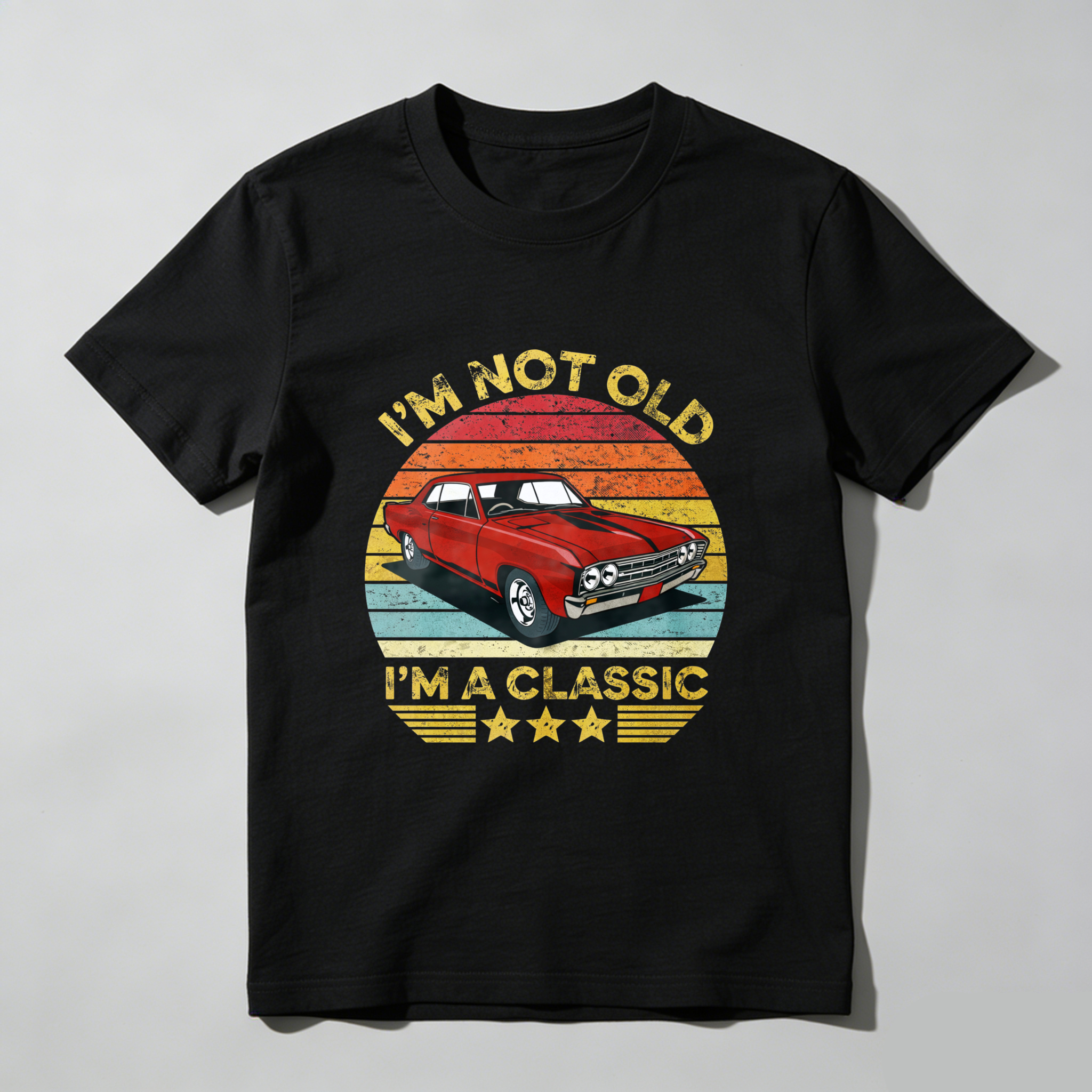 I M Not Old I M A Classic Vintage Car T Shirt Retro Design For Men And Women Funny Statement Graphic Tee