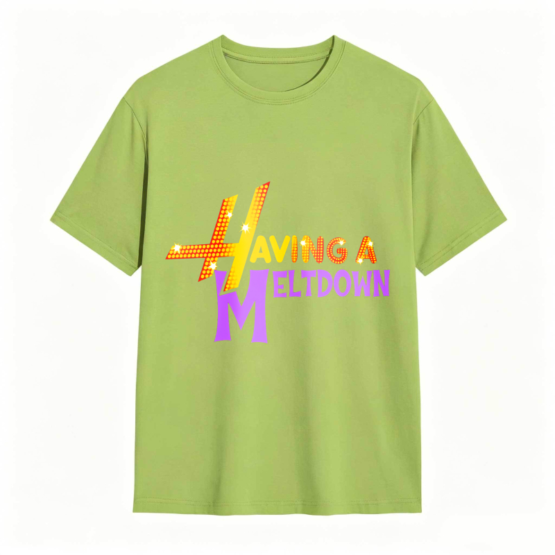 Having A Meltdown With Lightning Bolt Design Unisex Classic T-shirt