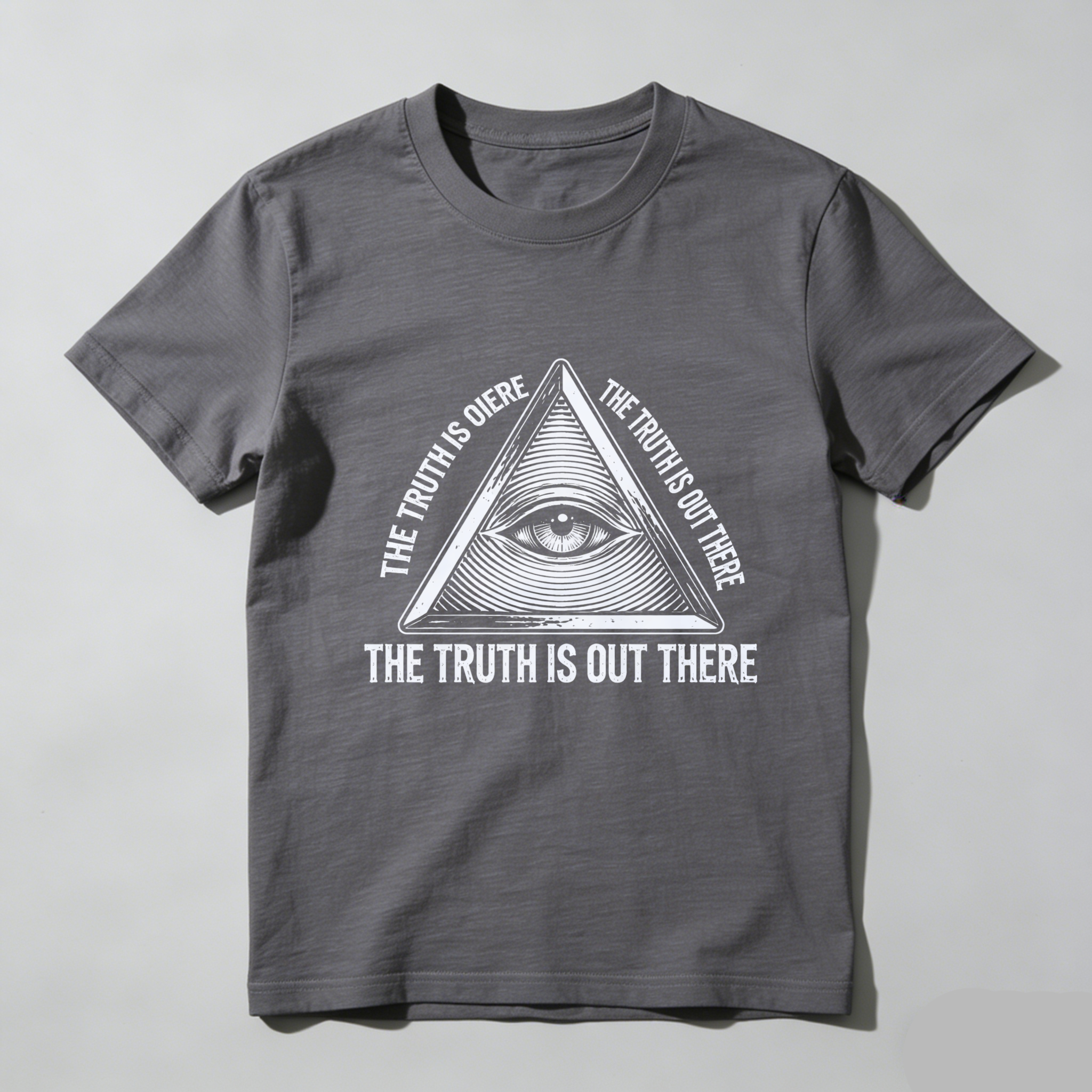 TEECURENT  The Truth Is Out There Eye Pyramid Symbol TEECURENT