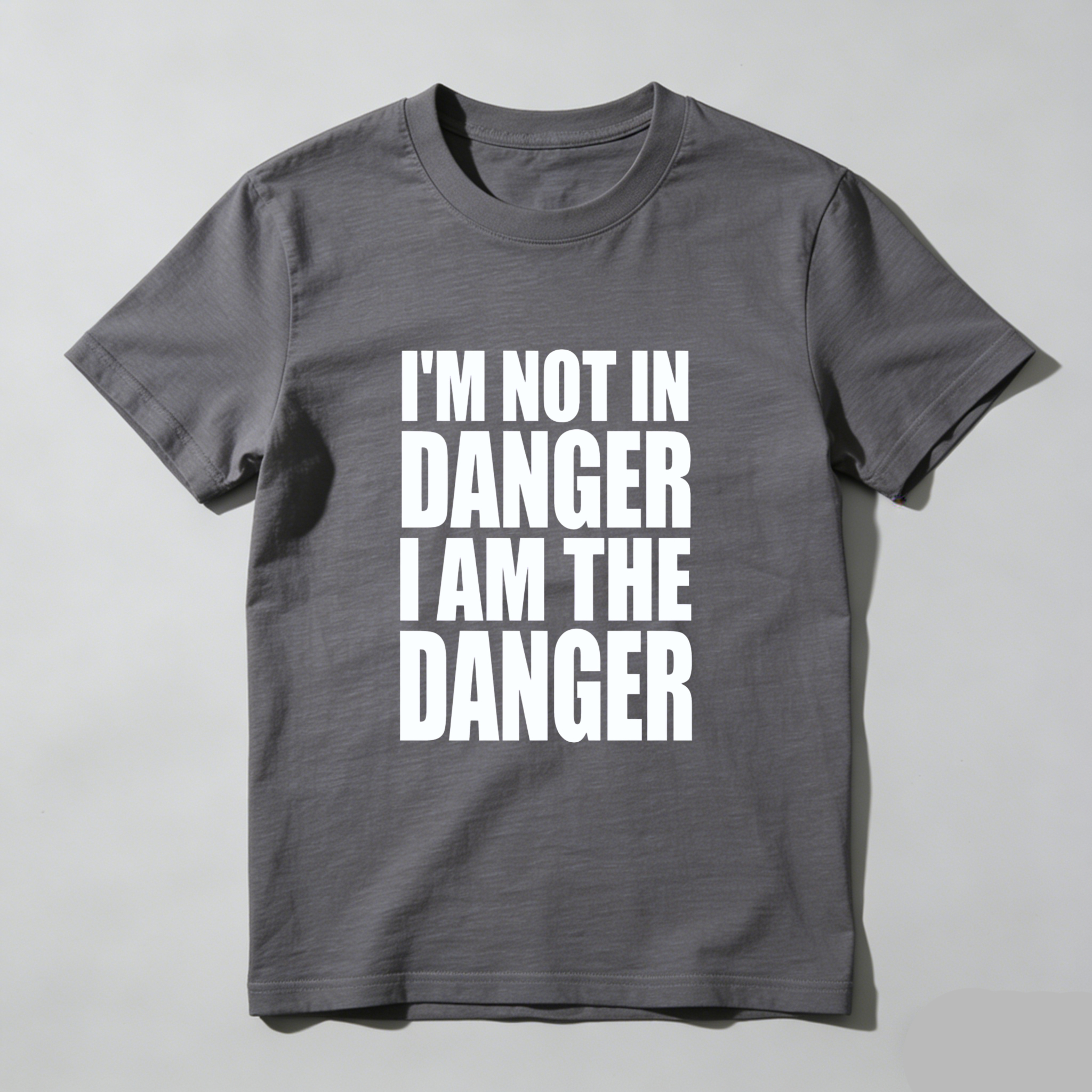 TEECURENT I M Not In Danger I Am The Danger T Shirt WOMEN