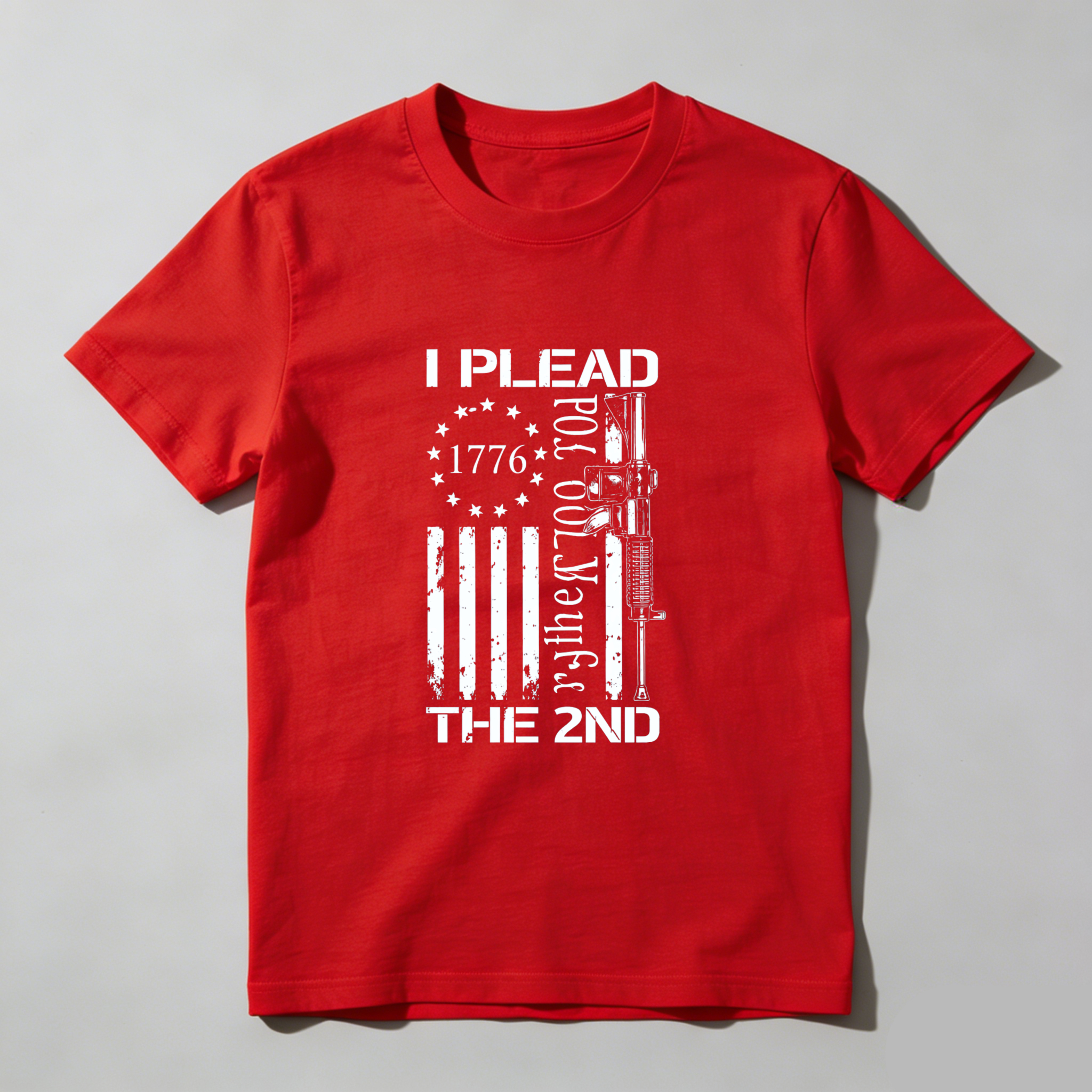 I Plead The 2nd Amendment Gun Rights T Shirt Made In Usa