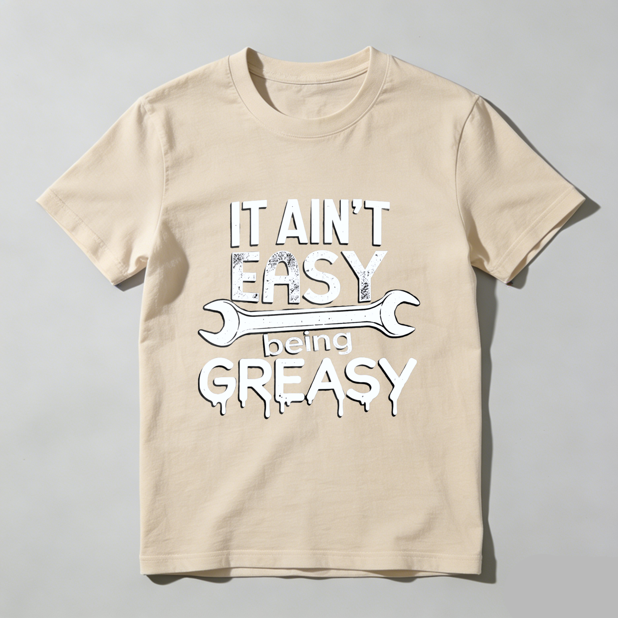 It Aint Easy Being Greasy Mechanic T Shirt For Men And Women Auto Repair Garage Worker Gift Wrench Design