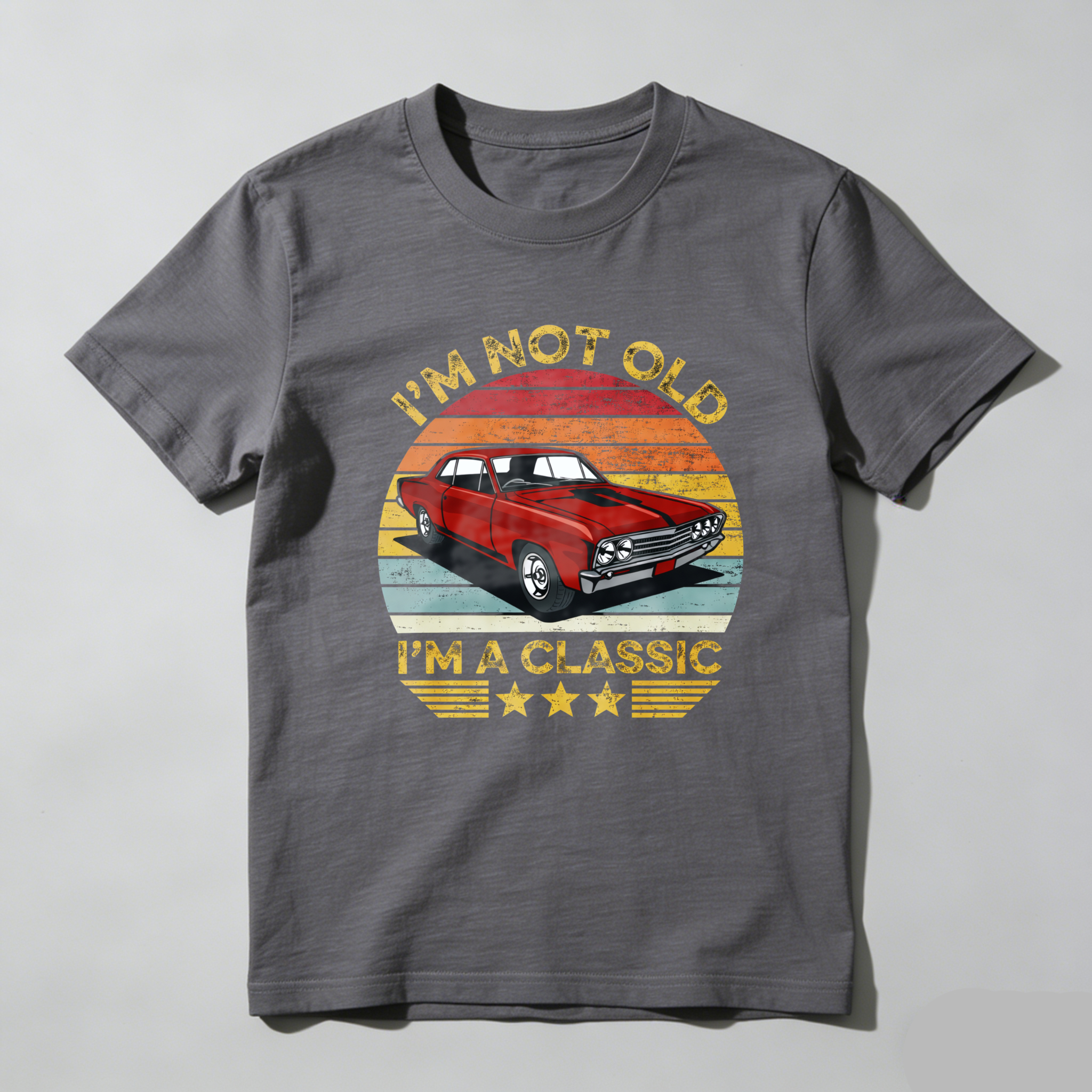 Im Not Old Im A Classic Vintage Car T-Shirt Retro Design For Men And Women